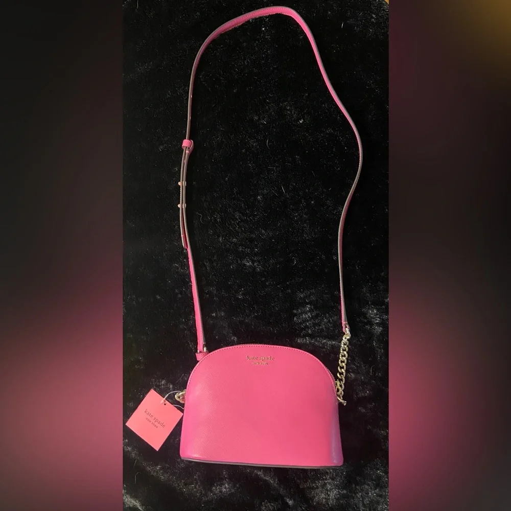 Kate Spade Spencer Dome Cross Body Purse - Pink - Picture 2 of 5
